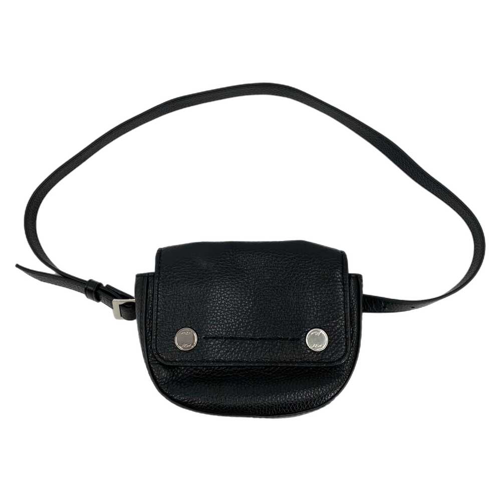 J. Crew Black Mini Pebbled Leather Belt Bag | Stylish & Versatile